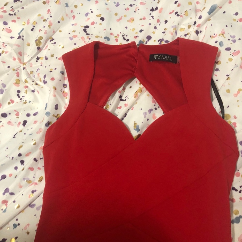 GUESS Sexy Red Dress - Picture 4 of 12